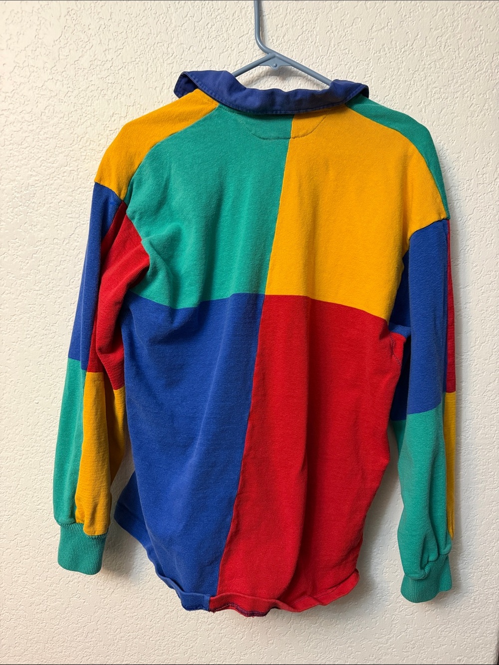 Colorblock Rugby Long Sleeve Shirt - Multicolor - Picture 3 of 3